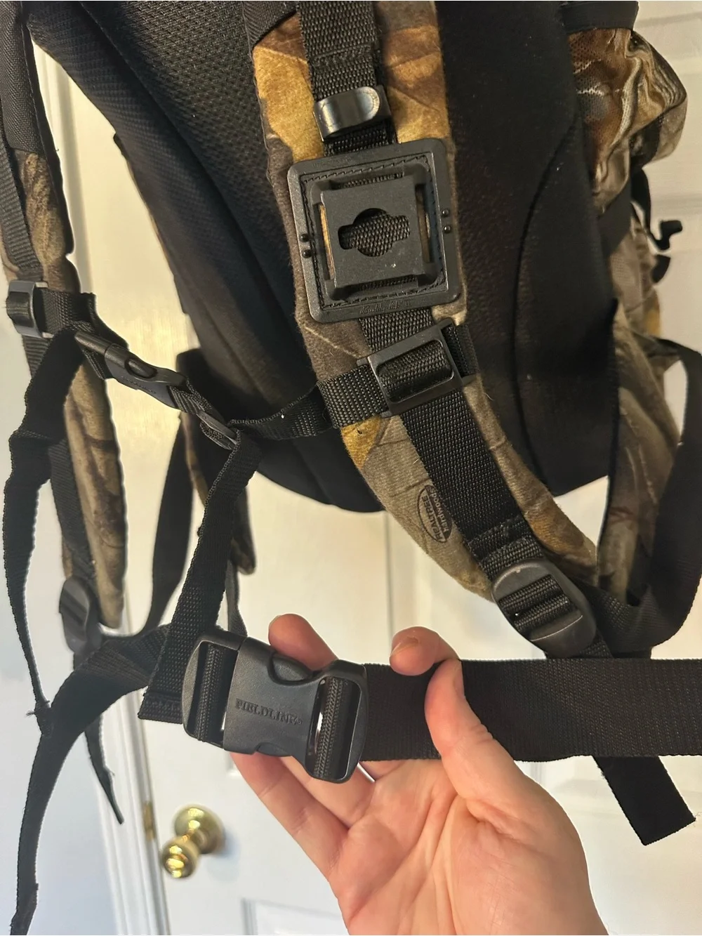 Fieldline Internal Frame Camouflage Hunting Backpack Hip Belt External Pockets